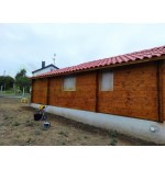 Maisons en bois à double mur / en Floride - 44-50-44mm