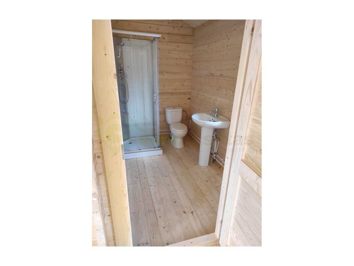 Casas de madera en doble pared / FLORIDA - 44-50-44mm