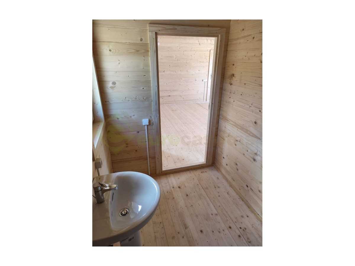 Casas de madera en doble pared / FLORIDA - 44-50-44mm