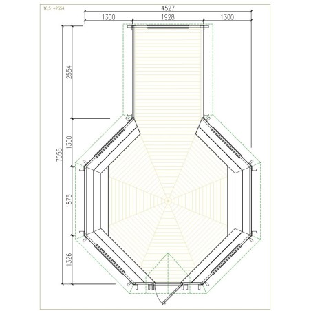 Booth en bois "Cabine Grill 16.5 Plus"