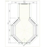 Booth en bois "Cabine Grill 16.5 Plus"