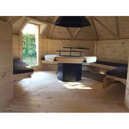 Booth en bois "Cabine Grill 16.5 Plus"
