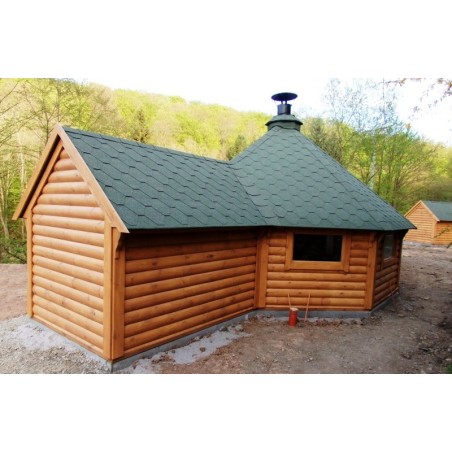 Wooden booth "Grill Cabin 16.5 Plus"