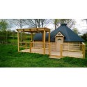 Caseta de madera "Grill Cabin 16.5 PLUS 2.5"