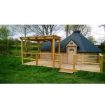 Caseta de madera "Grill Cabin 16.5 PLUS 2.5"