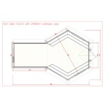 Caseta de madera "Grill Cabin 9.2 PLUS 2.5"