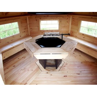 Caseta de madera "Grill Cabin 9.2 TWIN"