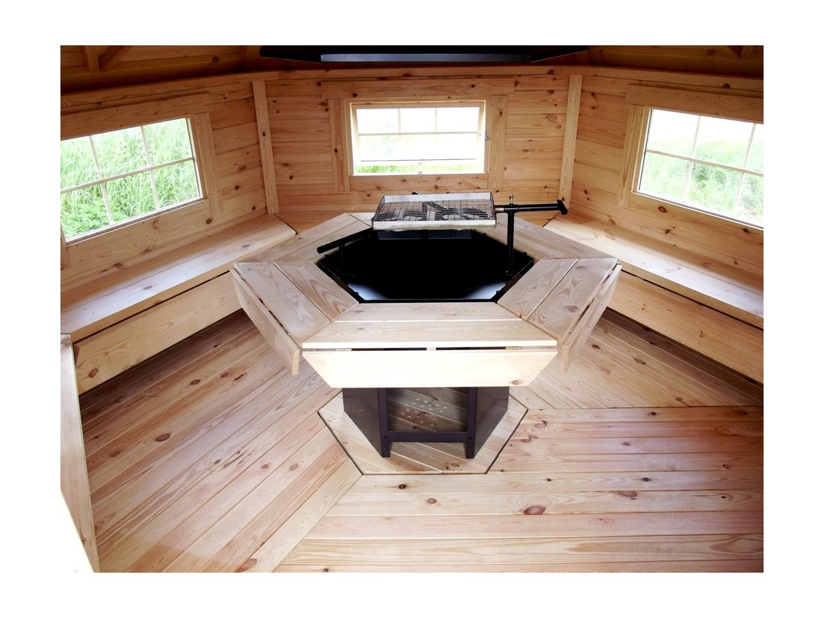 Caseta de madera "Grill Cabin 9.2 TWIN"