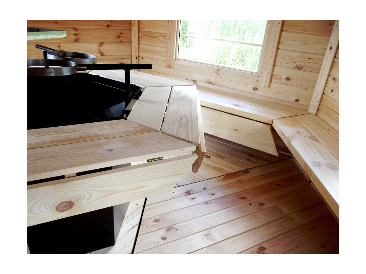 Caseta de madera "Grill Cabin 9.2 TWIN"