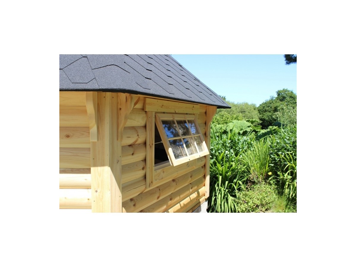 Caseta de madera "Grill Cabin 9.2 TWIN"