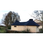 Caseta de madera "Grill Cabin 9.2 TWIN"
