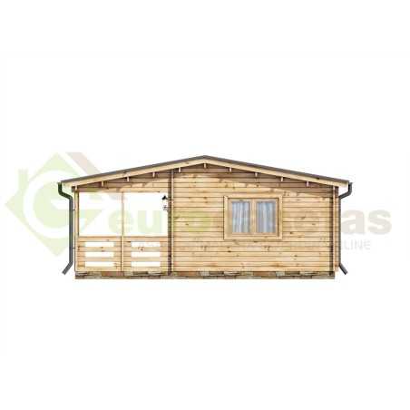 Alina Casa de madeira, 56m2, 44 mm