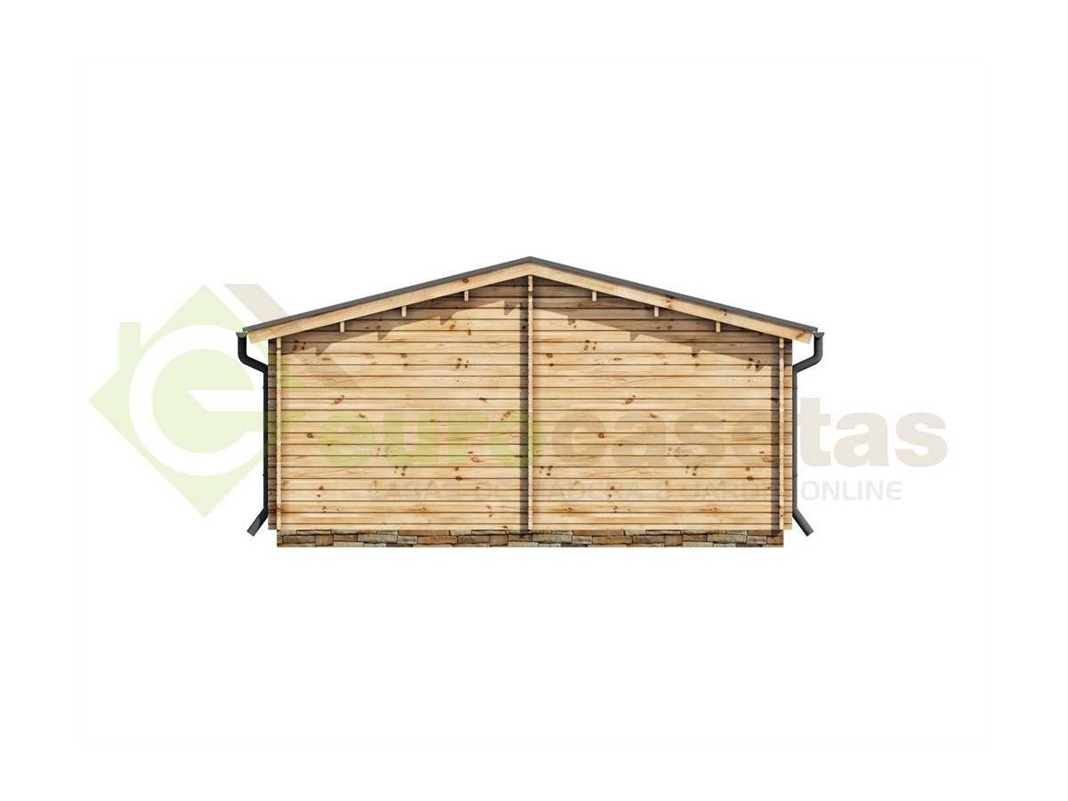 CASA DE MADERA  "ALMERIA " - 44 mm