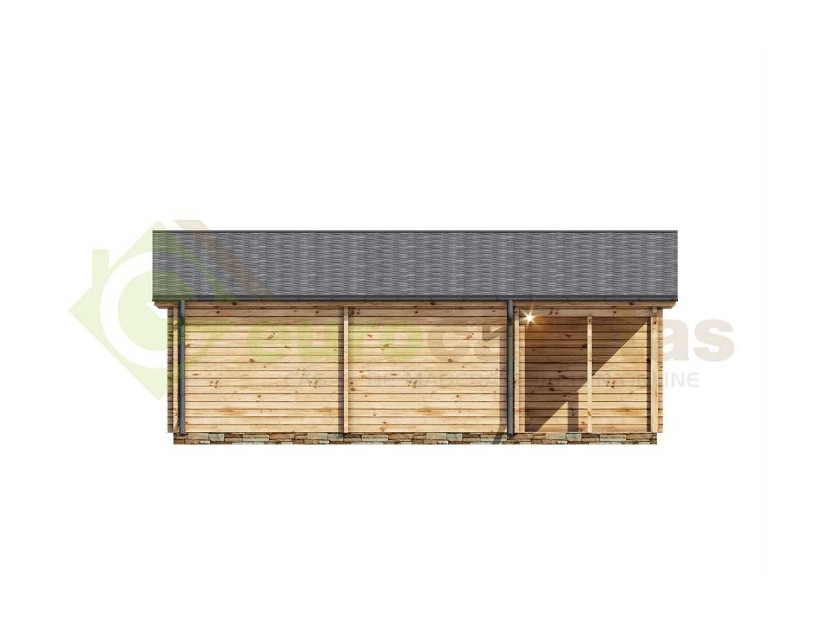 CASA DE MADERA "JENNIFER " - 44 mm