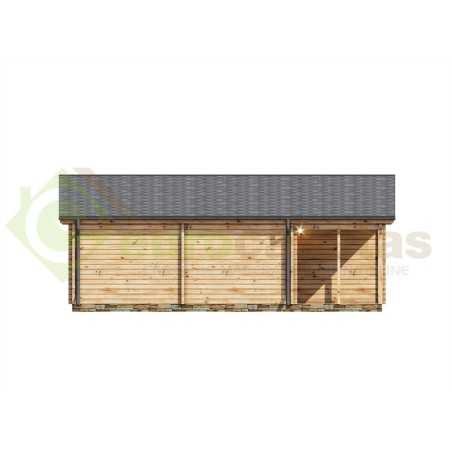 CASA DE MADERA  "JENNIFER " - 44 mm