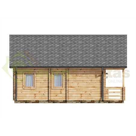 Two-storey wooden houses / max - 44 mm