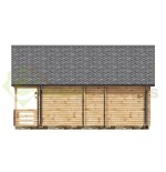Maisons en bois de deux étages / max - 44 mm
