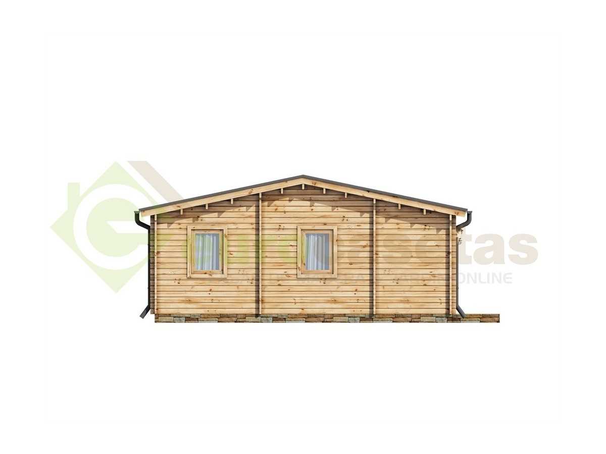 Casa de madera "RADO 72  m2" - 44mm