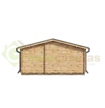 Cabine en bois double mur / Padova Plus Twinskin