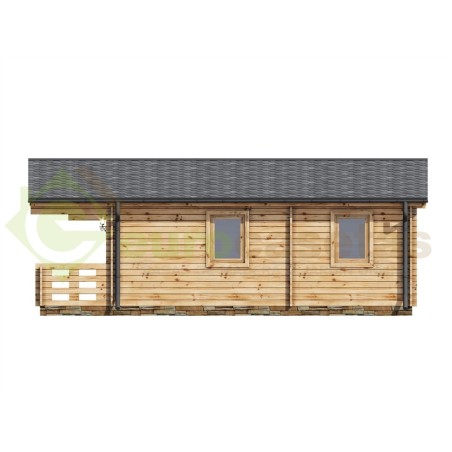 Cabine en bois double mur / Padova Plus Twinskin
