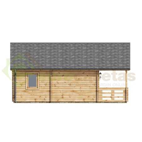 Casa de madera "ASTI , 64 m2" - 44mm