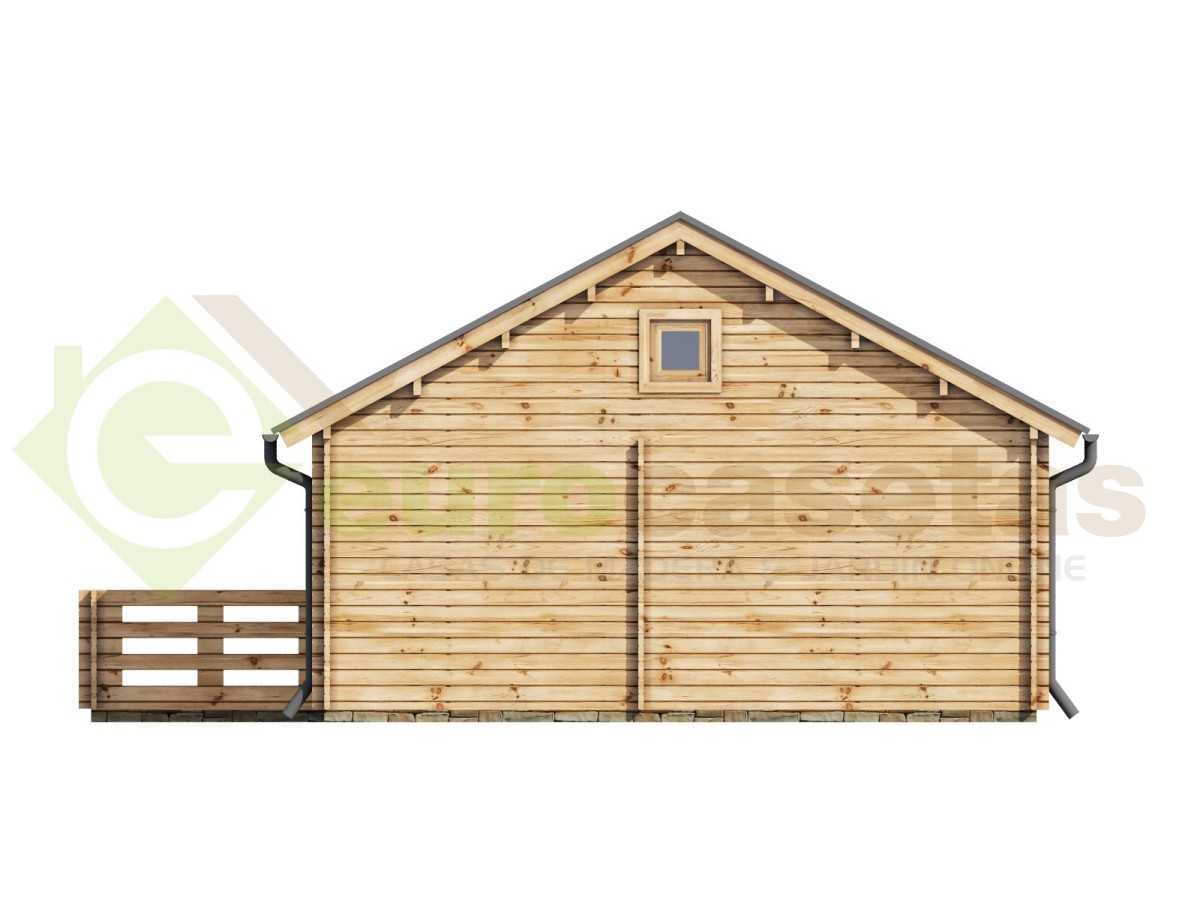 Casa de madera "ASTI , 64 m2" - 44mm
