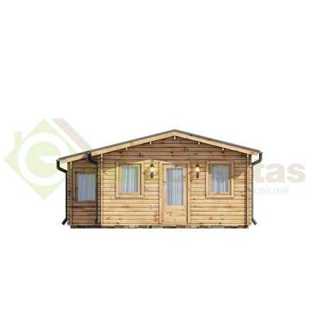 Casa de madera "DANI  6X8 , 48 m2" - 44mm