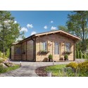 Casa de madera "DANI  6X8 , 48 m2" - 44mm