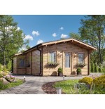 Casa de madera "DANI  6X8 , 48 m2" - 44mm