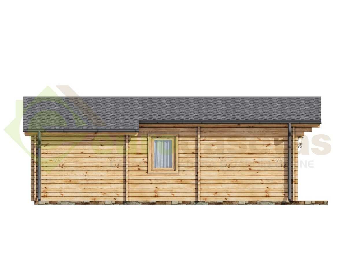 Casa de madera "DANI  6X8 , 48 m2" - 44mm