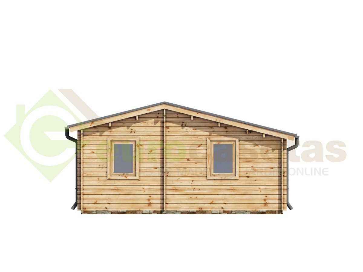 Casa de madera "DANI  6X8 , 48 m2" - 44mm