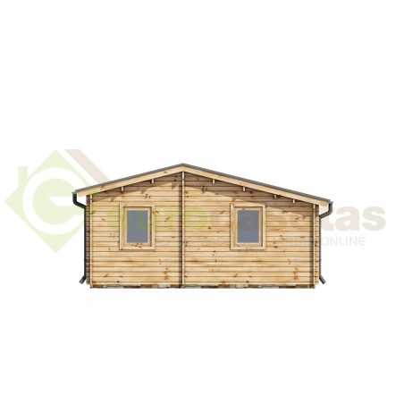 Casa de madera "DANI  6X8 , 48 m2" - 44mm