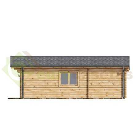 Casa de madera "DANI  6X8 , 48 m2" - 44mm