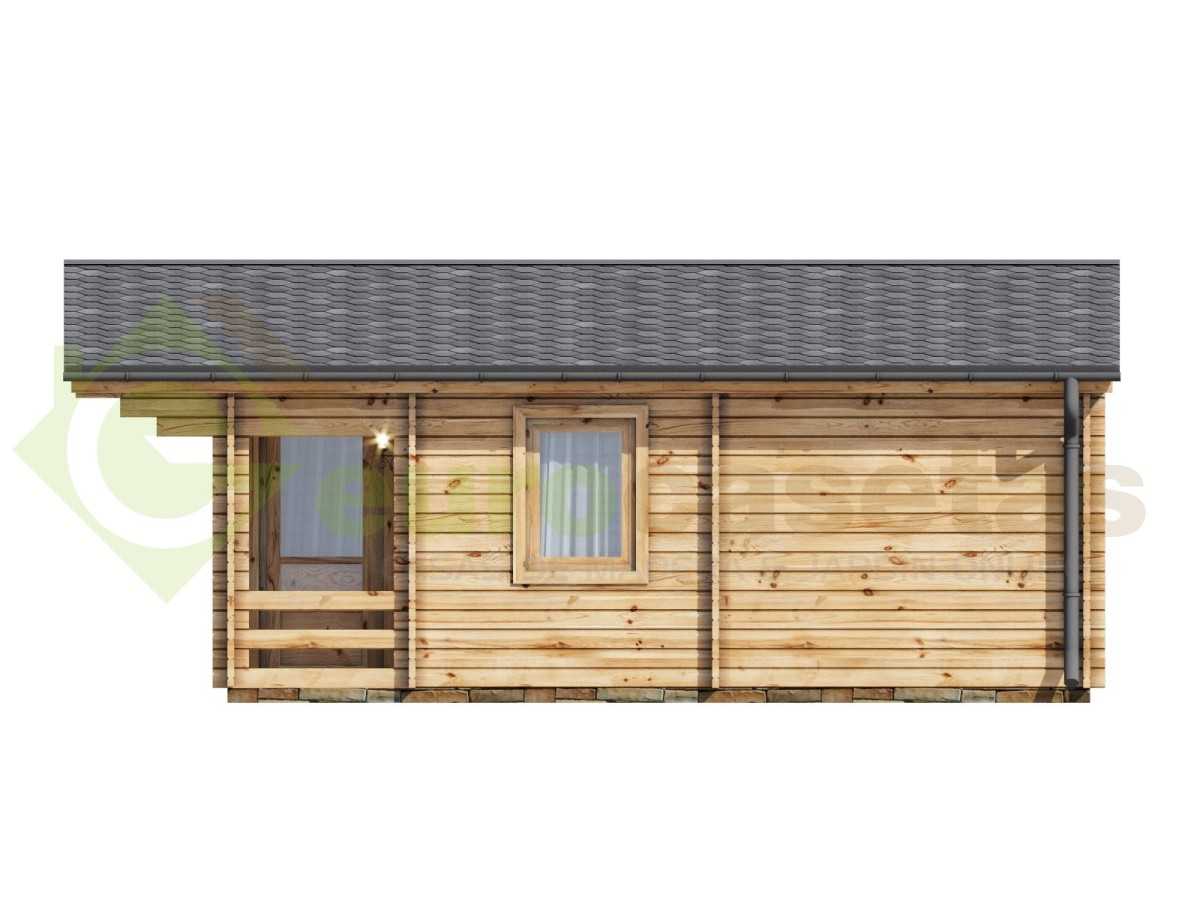 Casa de madera "FAY - A , 36 m2"