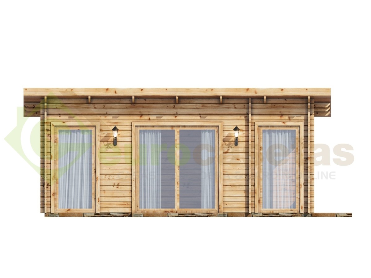 Casa de madera GRANADA 22 m², 44 mm