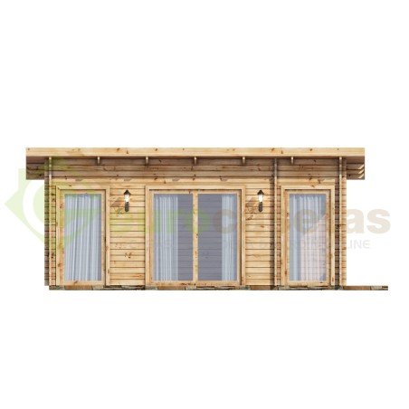 Casa de madera GRANADA 22 m², 44 mm