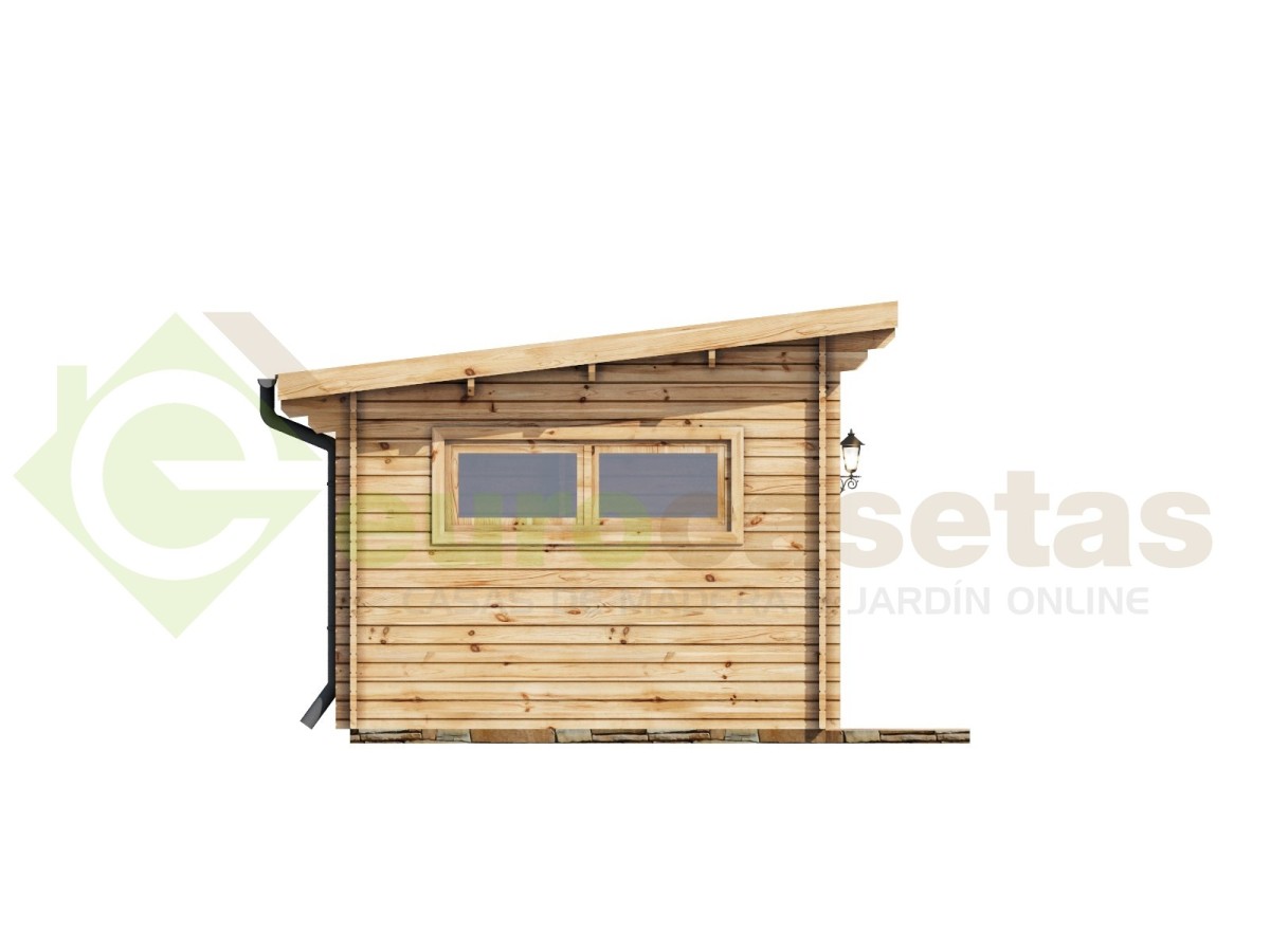 Casa de madera GRANADA 22 m², 44 mm