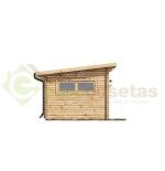 Casa de madera GRANADA 22 m², 44 mm
