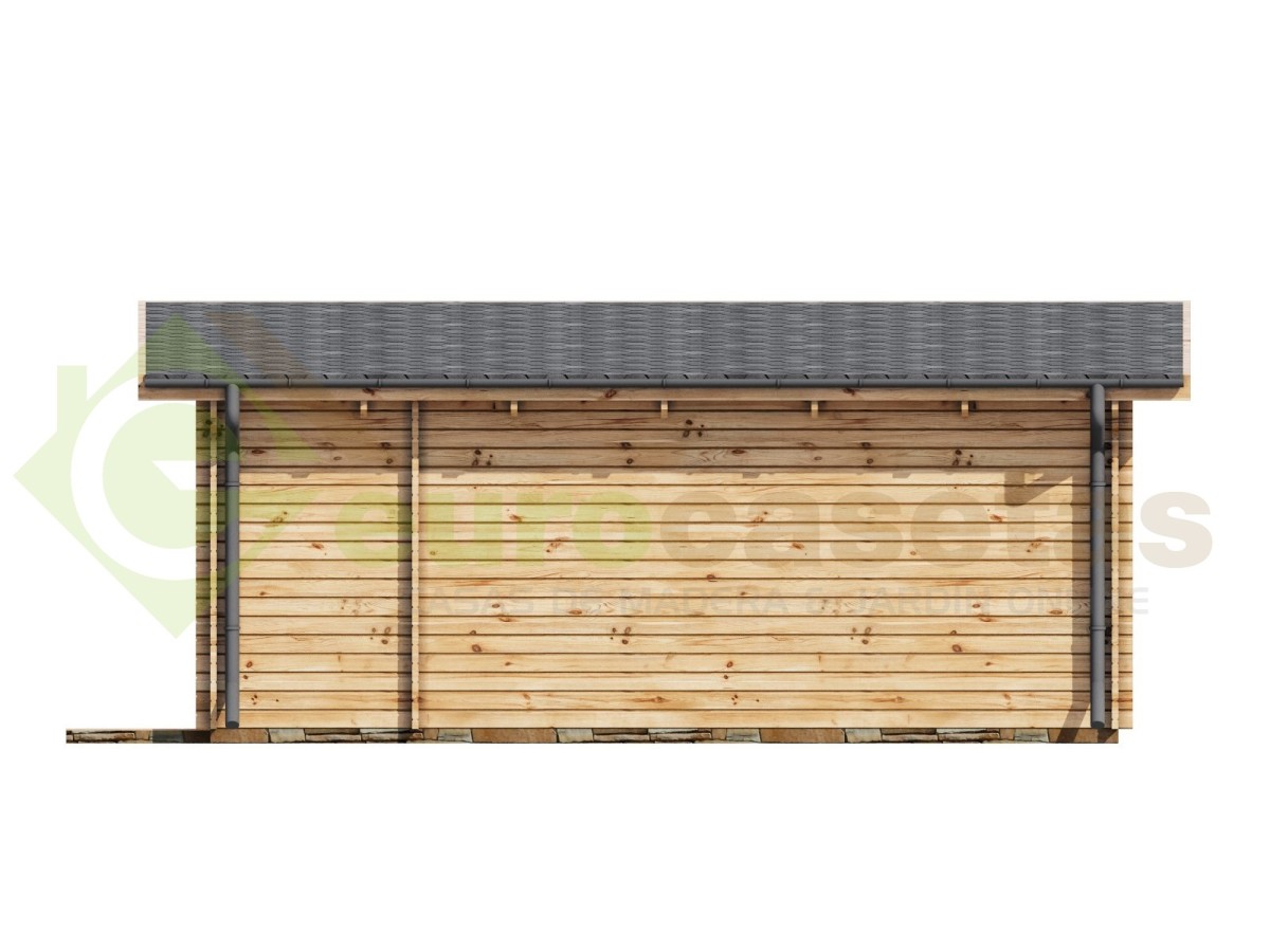 Casa de madera GRANADA 22 m², 44 mm