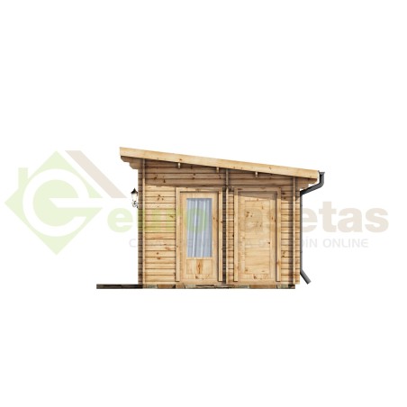 Maison en bois Grenade 22m², 44mm
