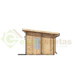 Maison en bois Grenade 22m², 44mm