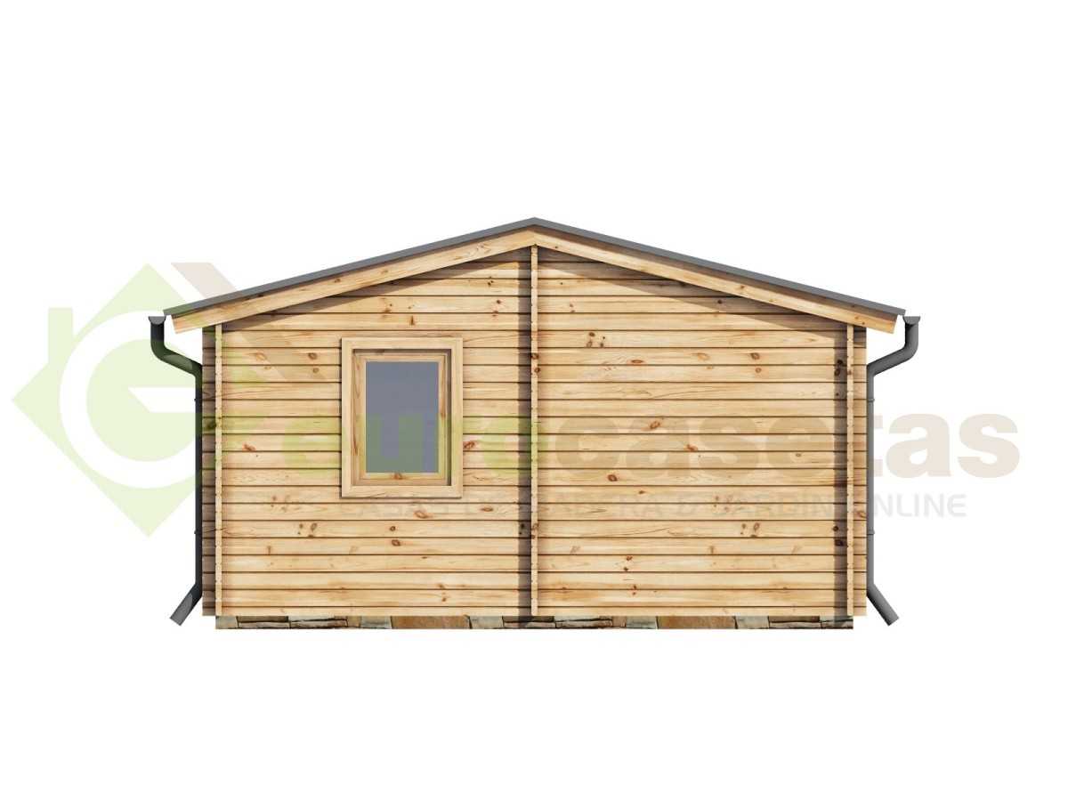 Casa de madera JULIA (5x6) 30 m², 44mm