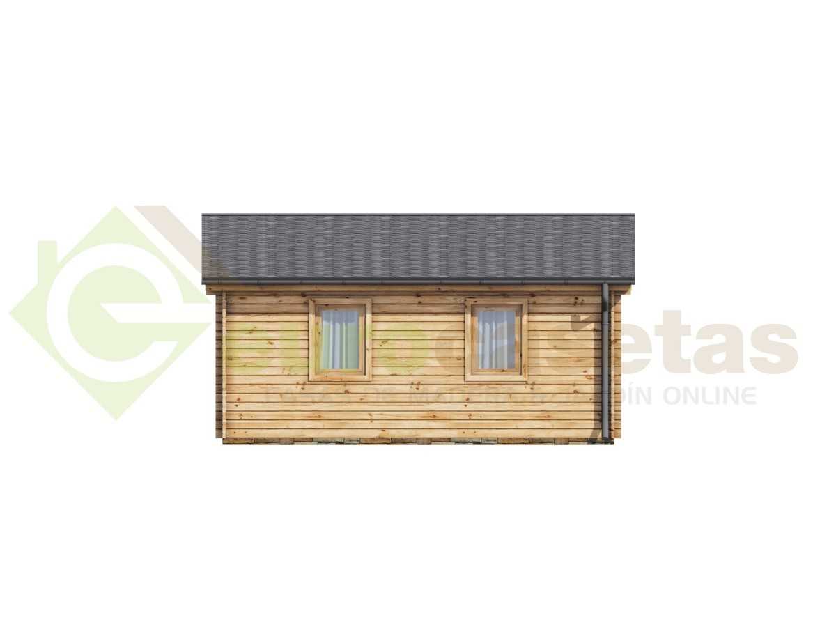 Casa de madera  "KRISTI , 64,9 m2" - 44mm