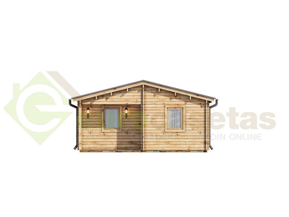 Casa de madera "MALLORCA, 72 m2" - 44mm