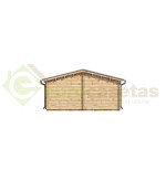 Casa de madera "MALLORCA, 72 m2" - 44mm
