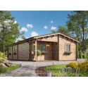 Casa de madera "MALLORCA, 72 m2" - 44mm