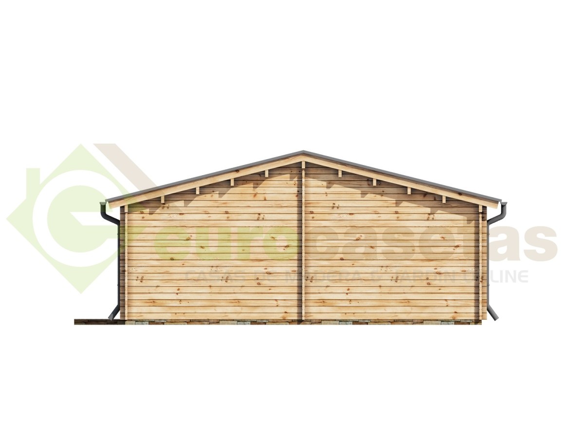 Casa de madera "NEREA 72  m2" - 44mm