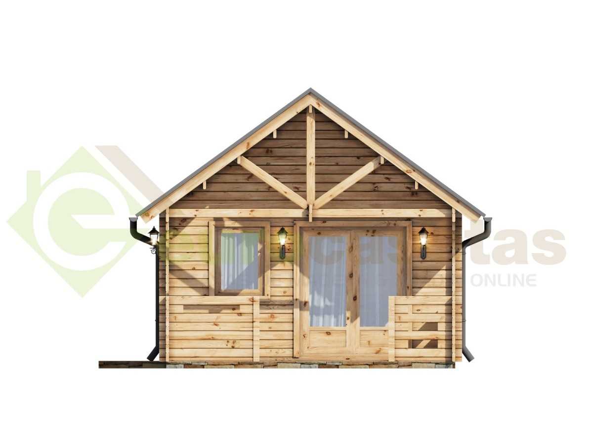 Casa de madera (altillo) NOIA 34 m², 44mm
