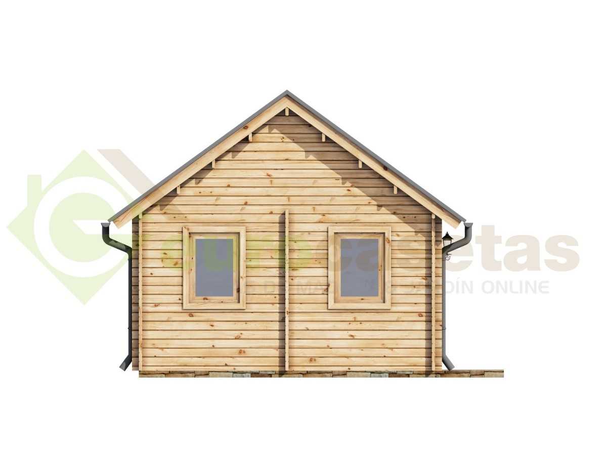 Casa de madera (altillo) NOIA 34 m², 44mm