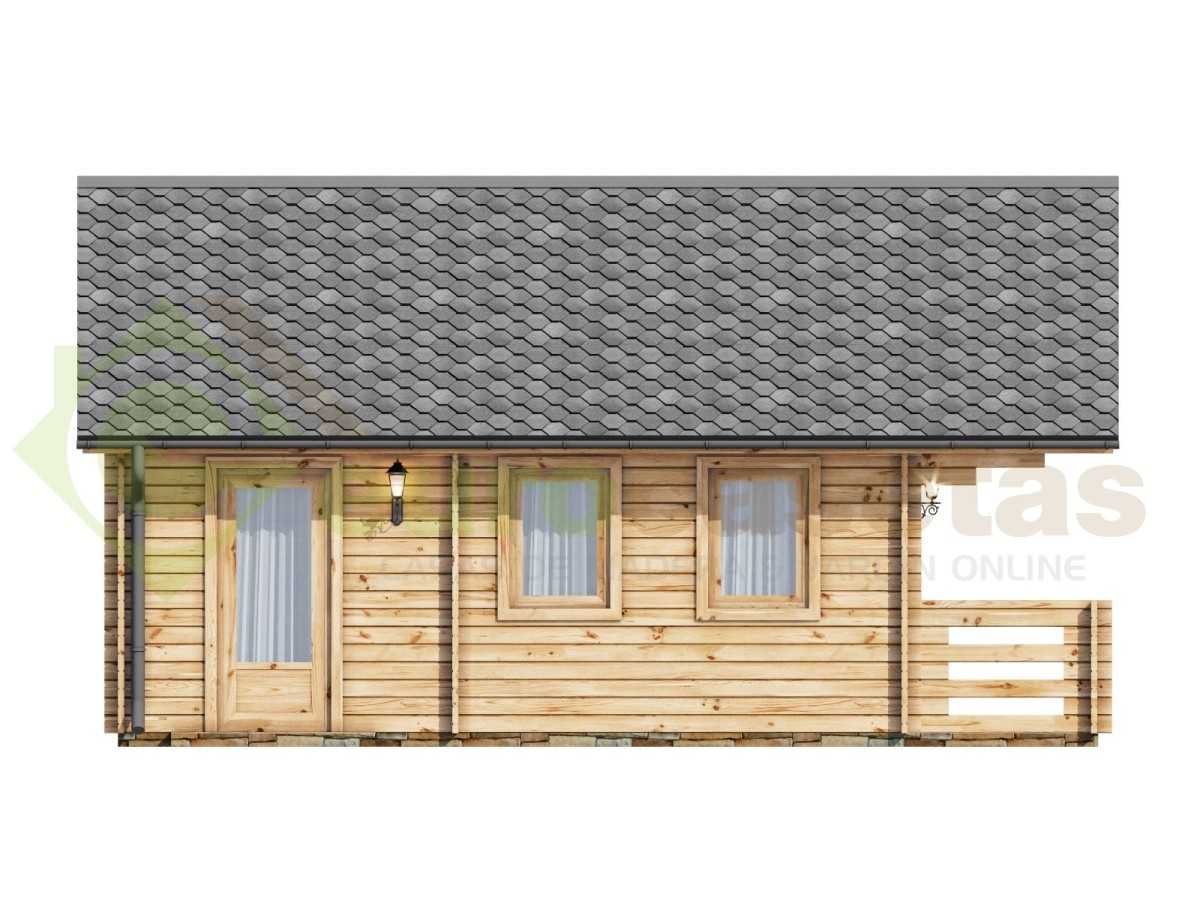Casa de madera (altillo) NOIA 34 m², 44mm